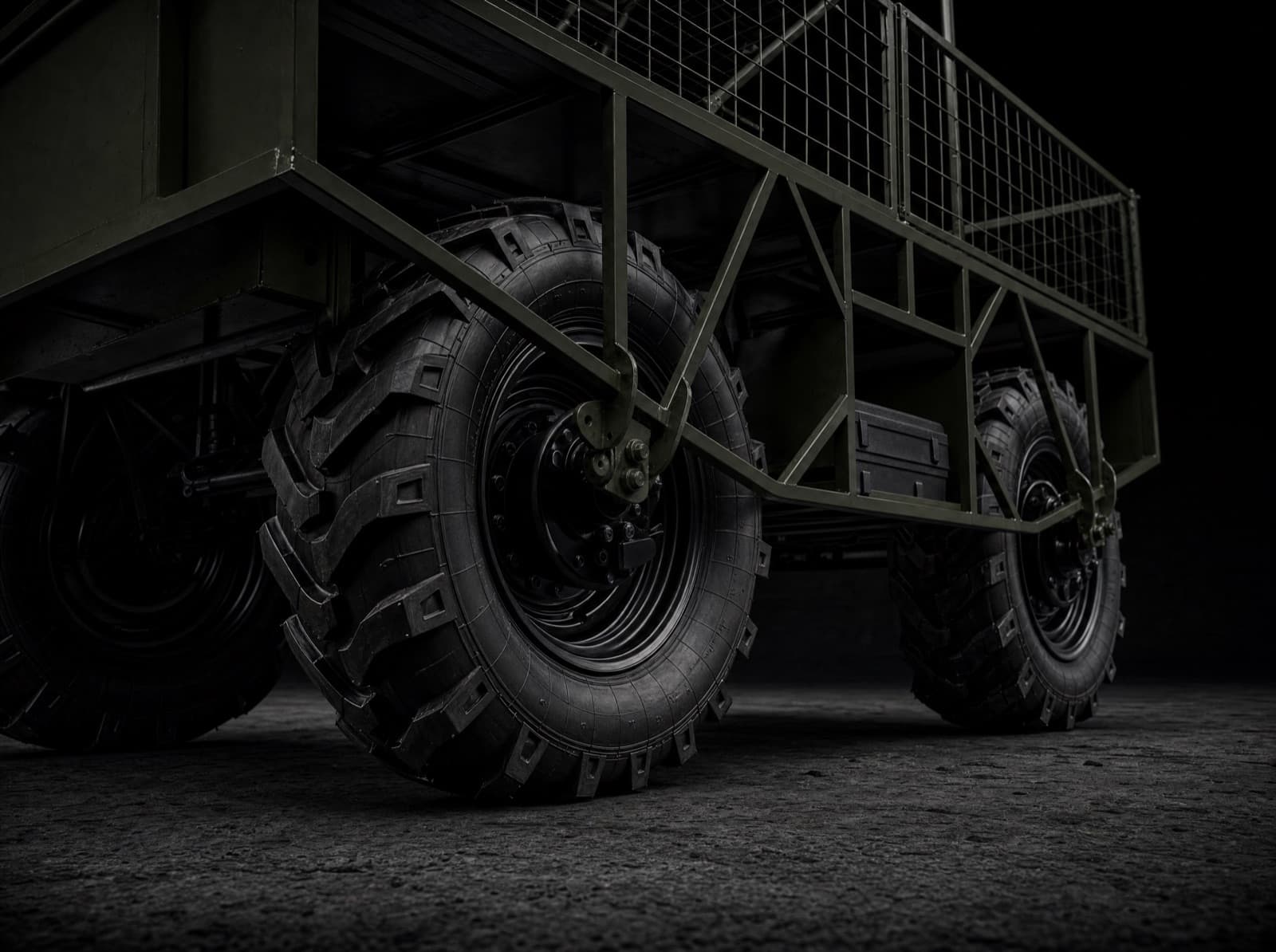 Колеса та шасі НРК PRIMAL ROBOTICS, крупний план