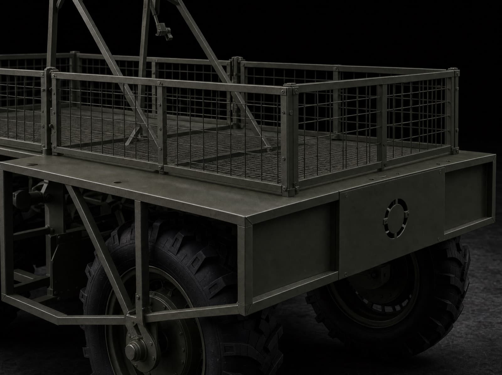 Вантажна платформа НРК PRIMAL ROBOTICS, крупний план